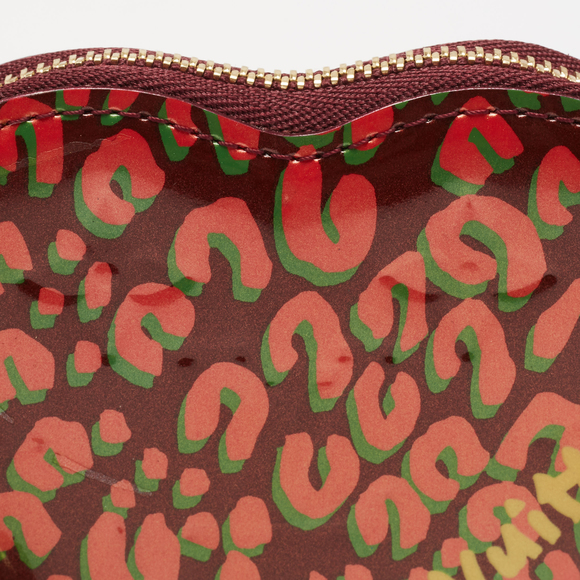 LOUIS VUITTON Vernis Leather Limited Edition Stephen Sprouse Heart Coin Purse - Picture 6 of 9